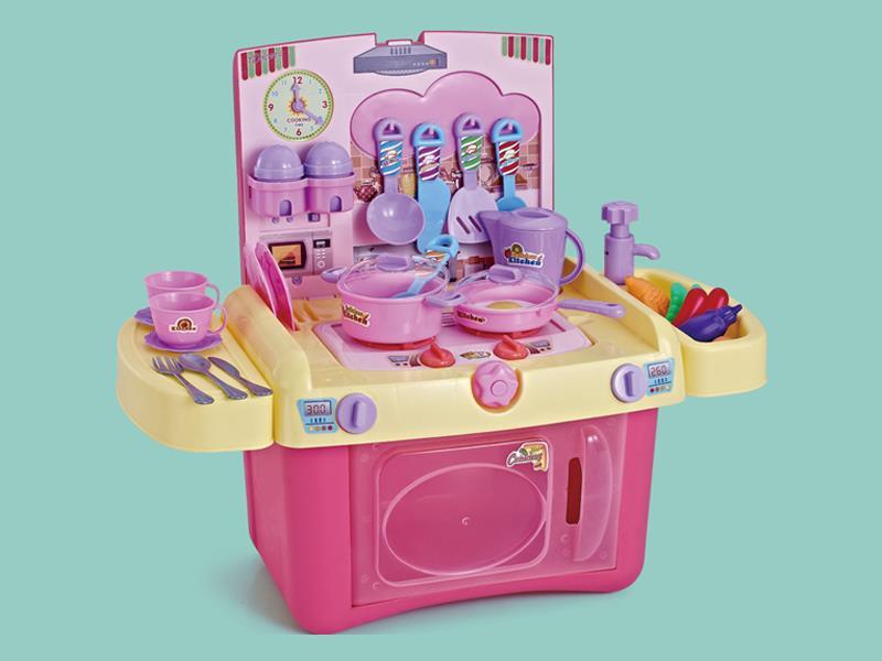 35Pcs Kitchen Table (Pink)