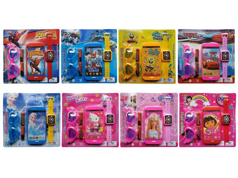 Mobile Phone+Glasses+Watch Set