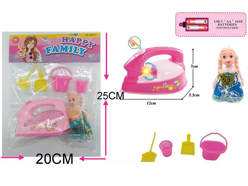Iron With Light + Play House Set