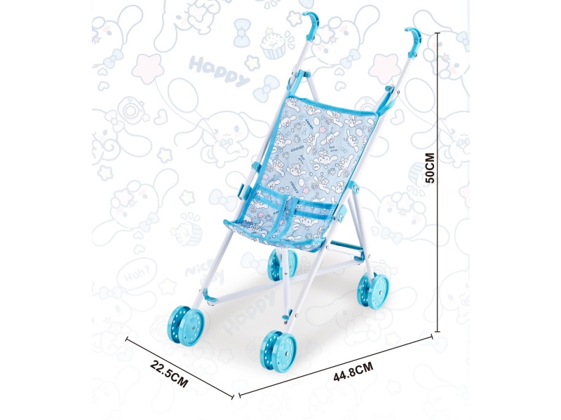 Blue Plastic Car (Cinnamon Dog)