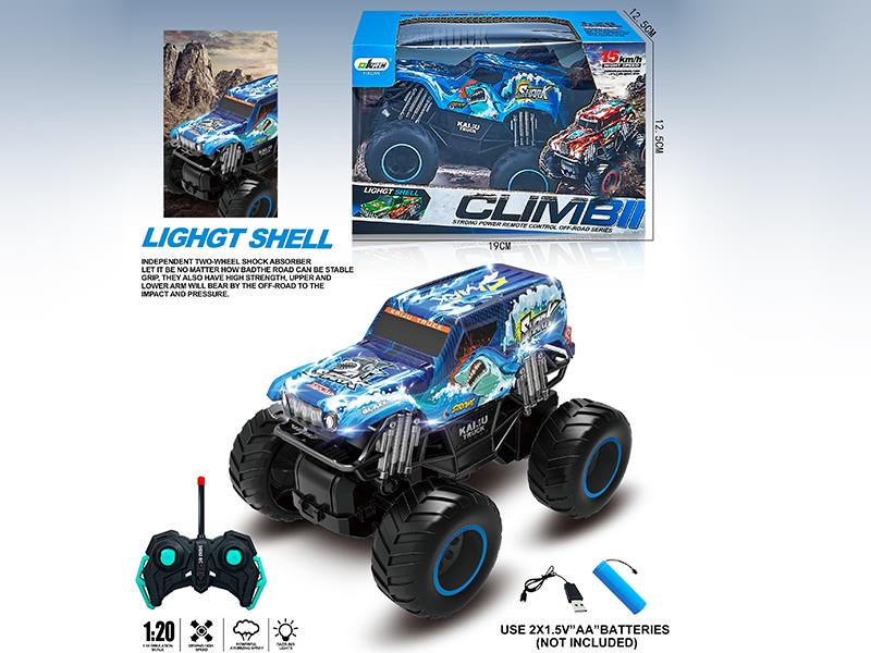 4CH Remote Control PVC High-Speed Monster Truck With Lights