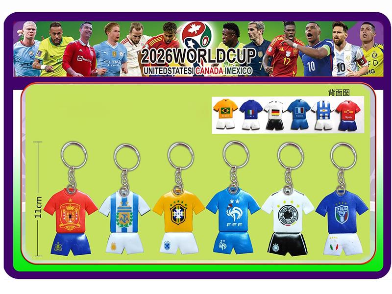 2026 World Cup Jerseys (With Keychains) Each In A Plastic Bag Come In 6 Styles