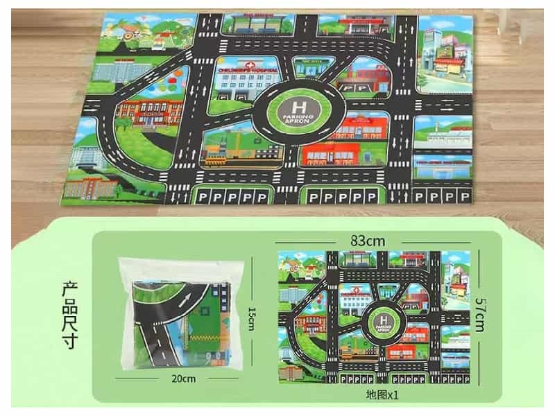 City Mini Map (English Hamburger Fries)