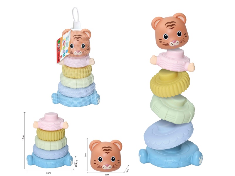 Soft Plastic Stacking Toy 6pcs