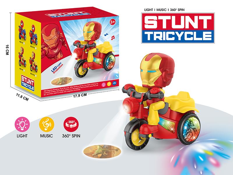 Iron-Man B/O Projection Tricycle