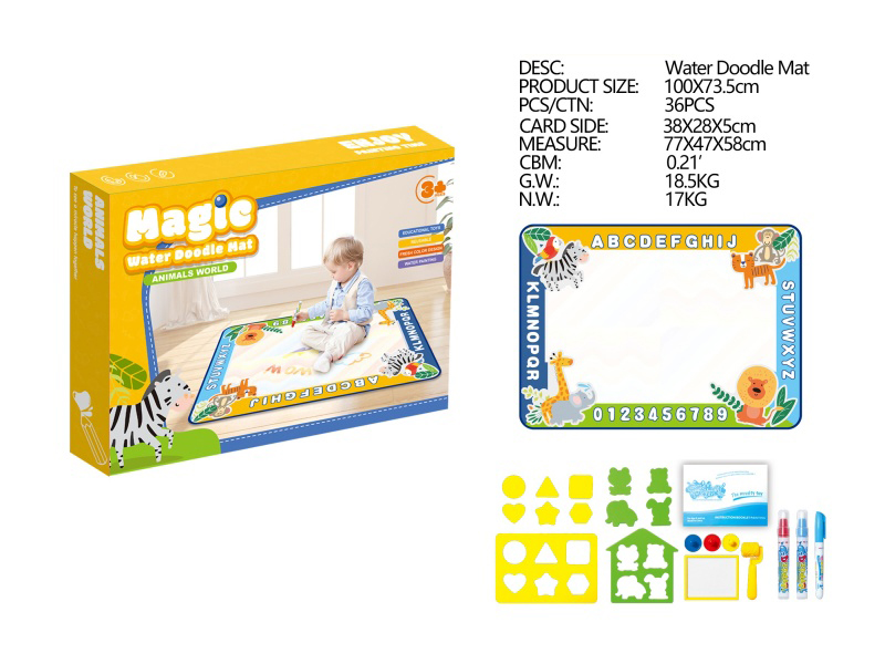 Animals World Theme Magic Water Doodle Mat