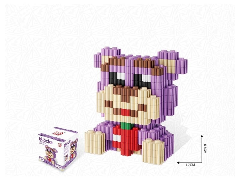 Little Strawberry Bear Building Blocks 384Pcs