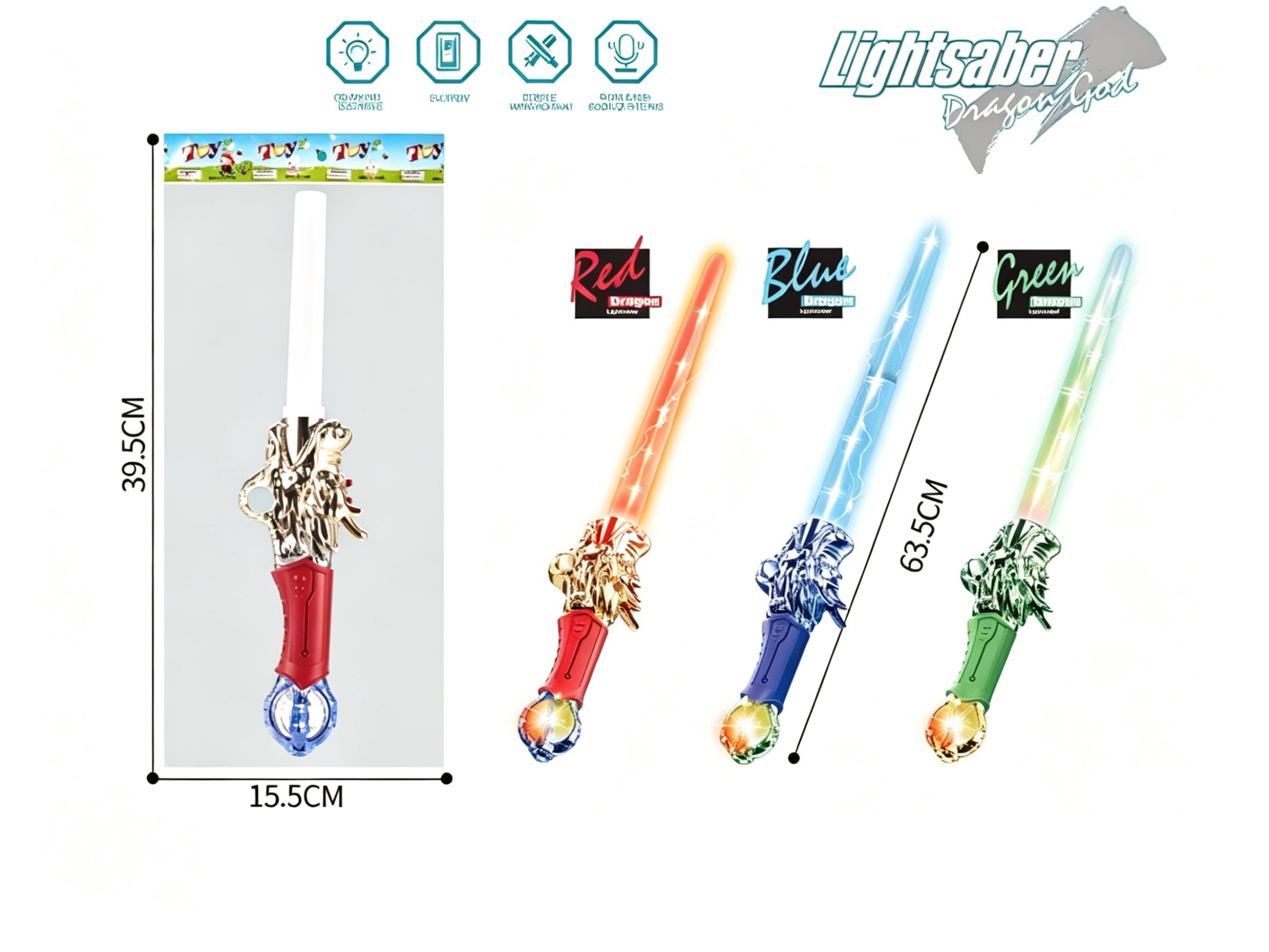 Dragon God, Light Sword And Swinging Staff Are Mixed In Three Colors