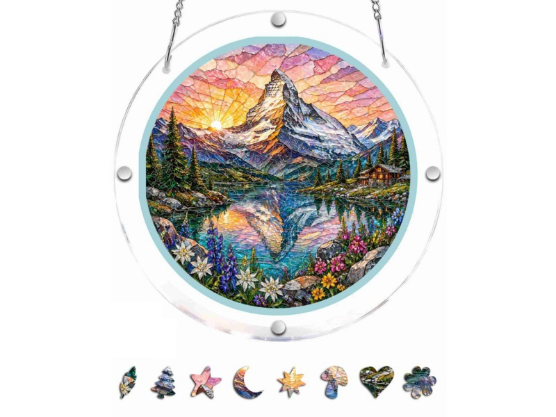 7.4-Inch Acrylic Jigsaw Puzzle