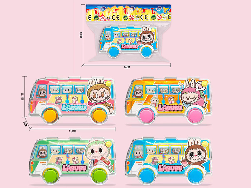 Labubu Transparent Bus Water Game Toy