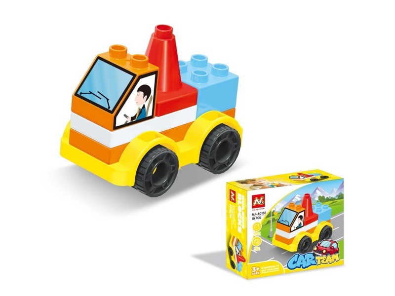 Building Blocks： Rescue Vehicle 10 Pieces