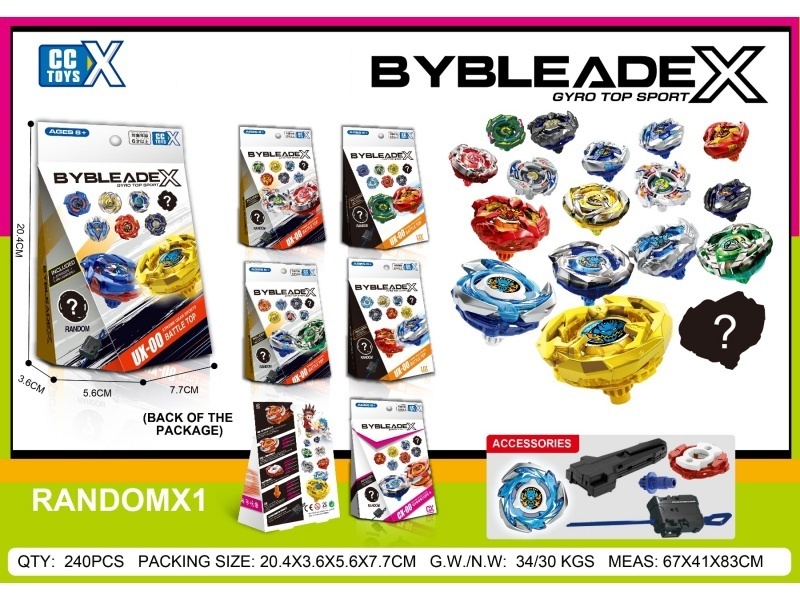Beybladex 1:1 Alloy Gyroscope Large Launcher + Handle