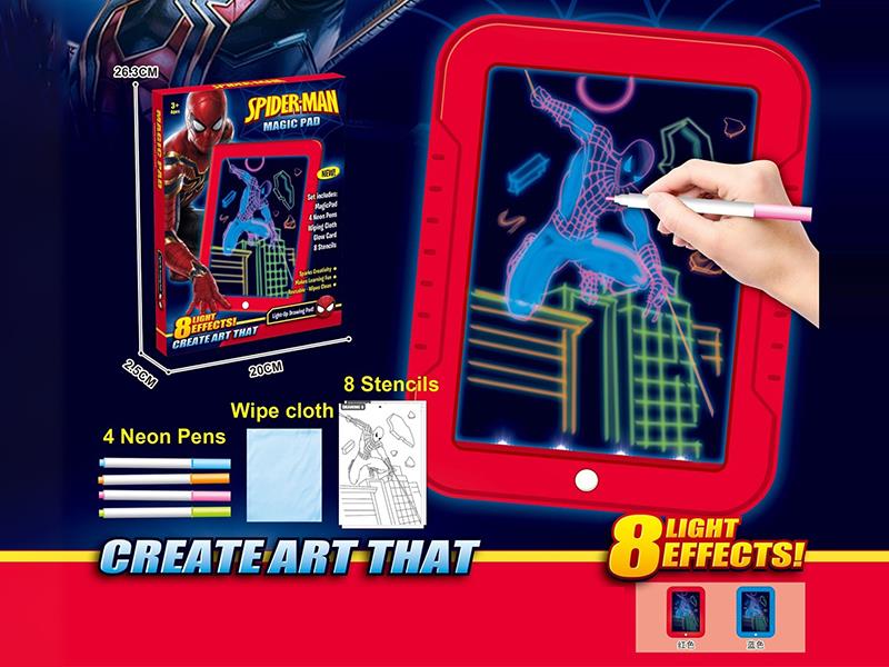 Spider-Man Light-Up Drawing Board