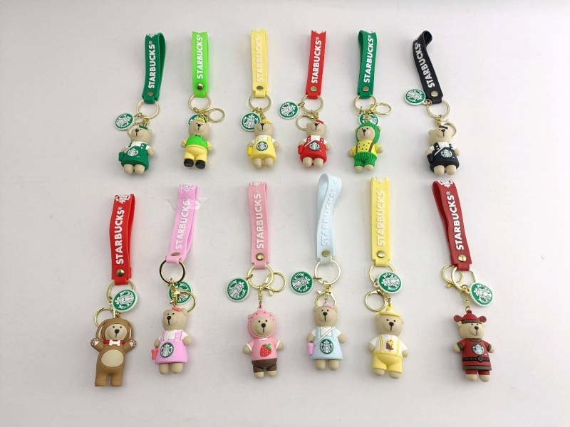 Starbucks Bear Keychain