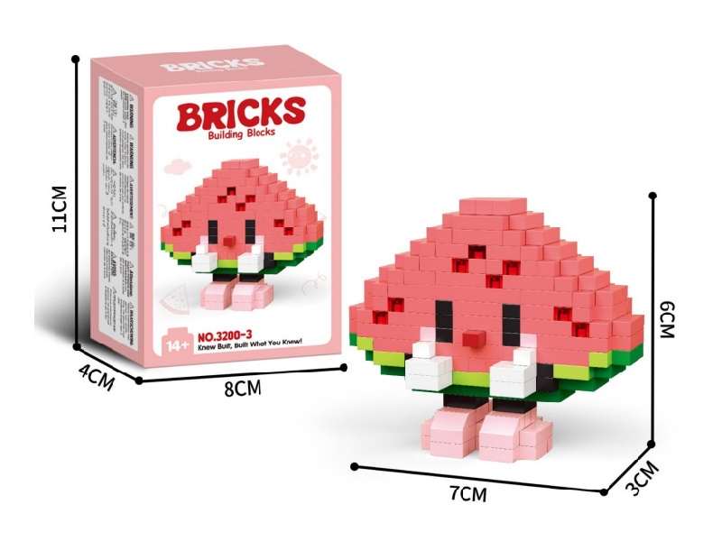 Building Blocks: 271 Pcs Of Watermelon