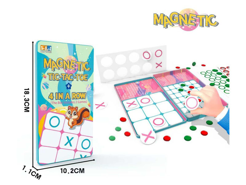 Magnetic Tic-Tac-Toe