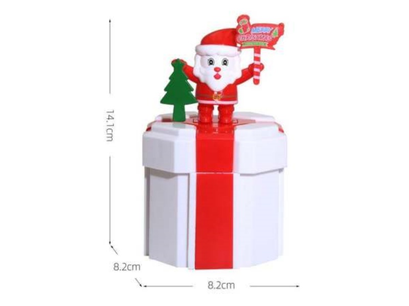 Food Grade Gift Box Octagon - Red Santa Claus Style