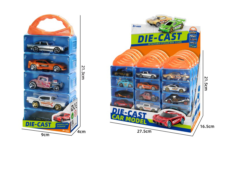 1:64 Sliding Alloy Bike (3 Models Mixed)