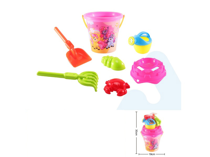 Large Small Horse Beach Bucket