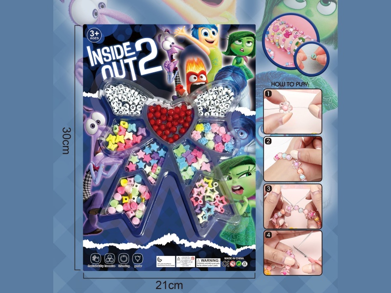 Inside Out Diy Beaded Jewelry Bow With Multiple Colors And 2 Strings