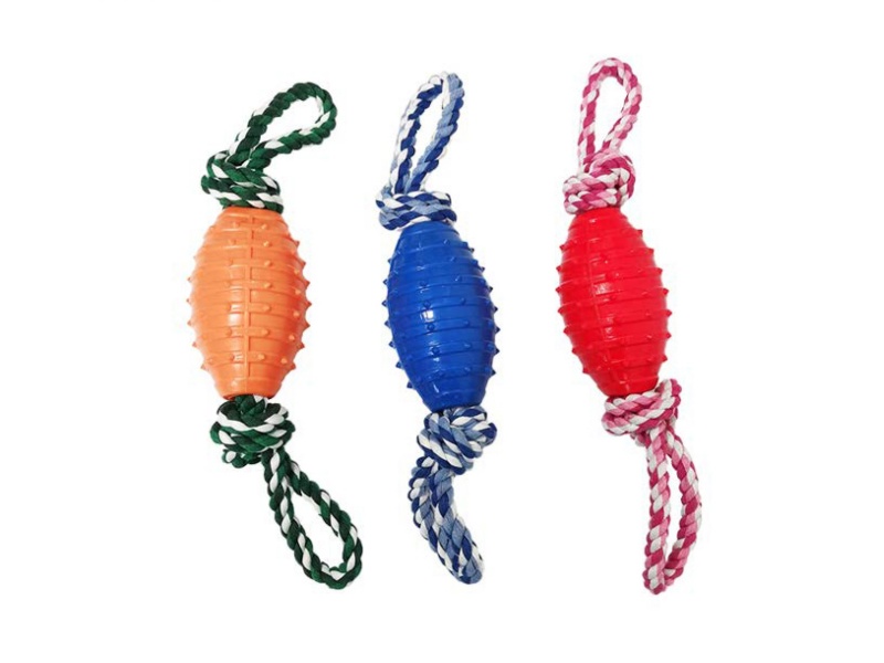 Cotton Rope Double-Knot Grenade Pet Toy