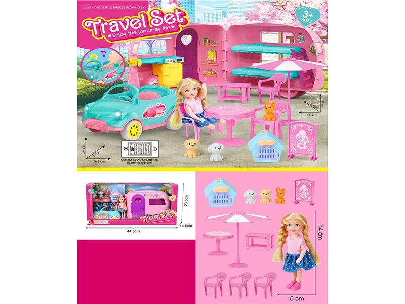 Doll Touring Car Set