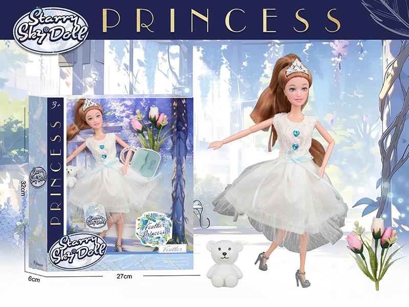 11.5 Inch 11-Joints Feather Princess Doll