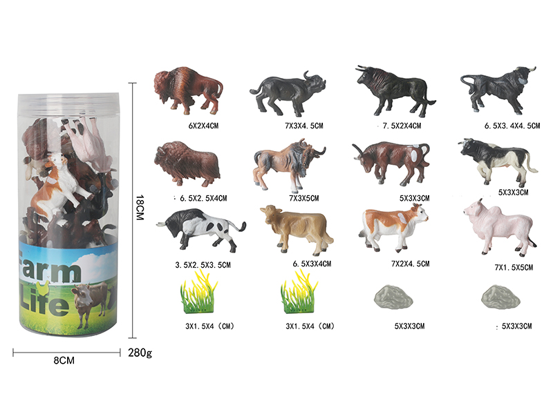 Farm Animal Set 16pcs