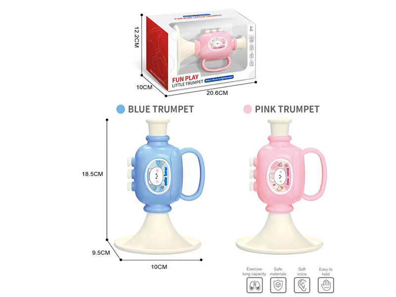 Cartoon Rabbit Trumpet