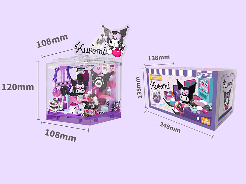 Kuromi Party Room Building Blocks