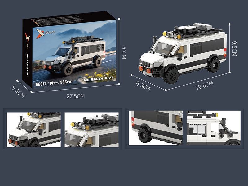 Sprinter MB Racer 4*4 Car Model Building Blocks 578pcs