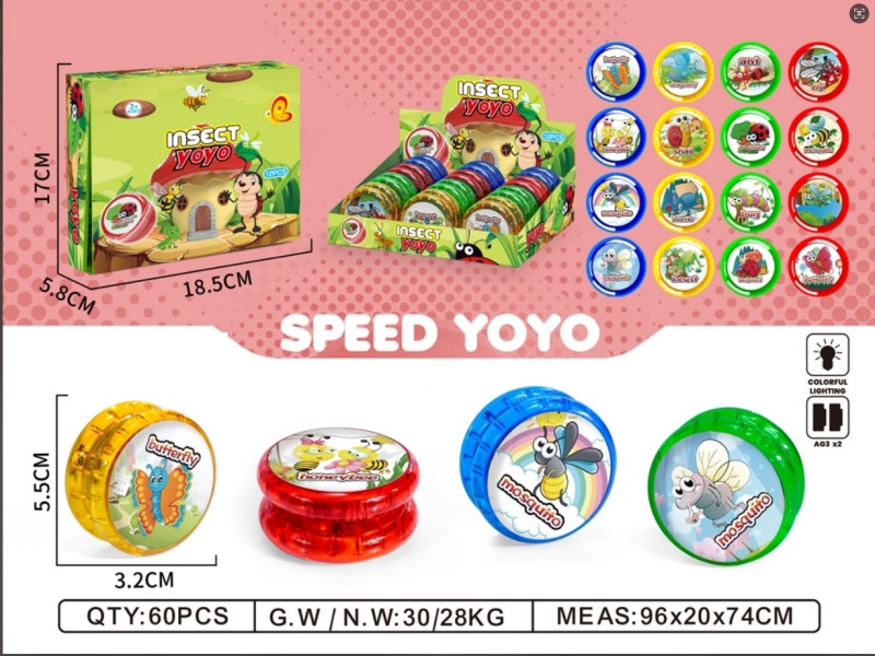 Insect Yo-Yo (12Pcs)