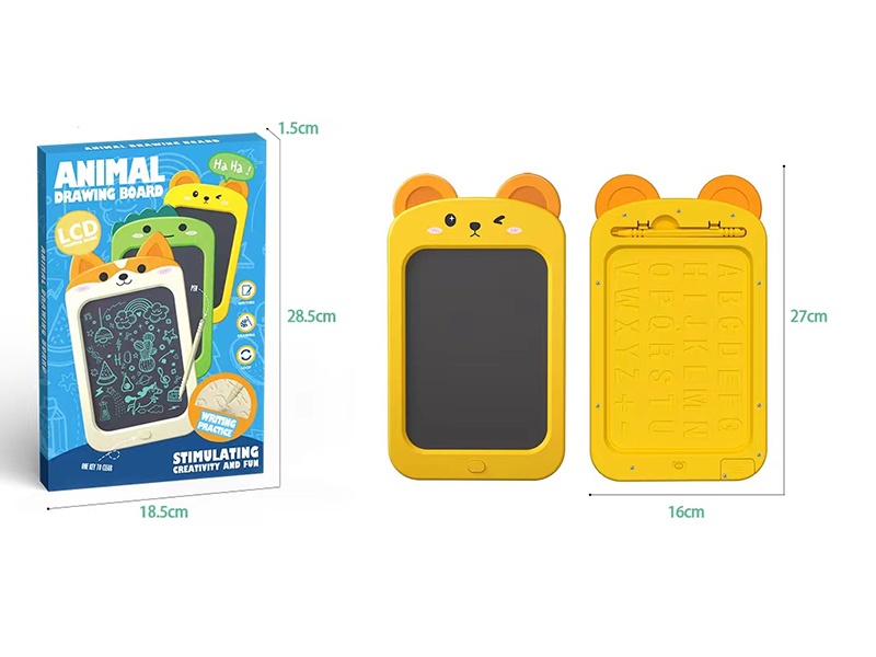 8.5" Cartoon Bear LCD Writing Board(Multicolor)