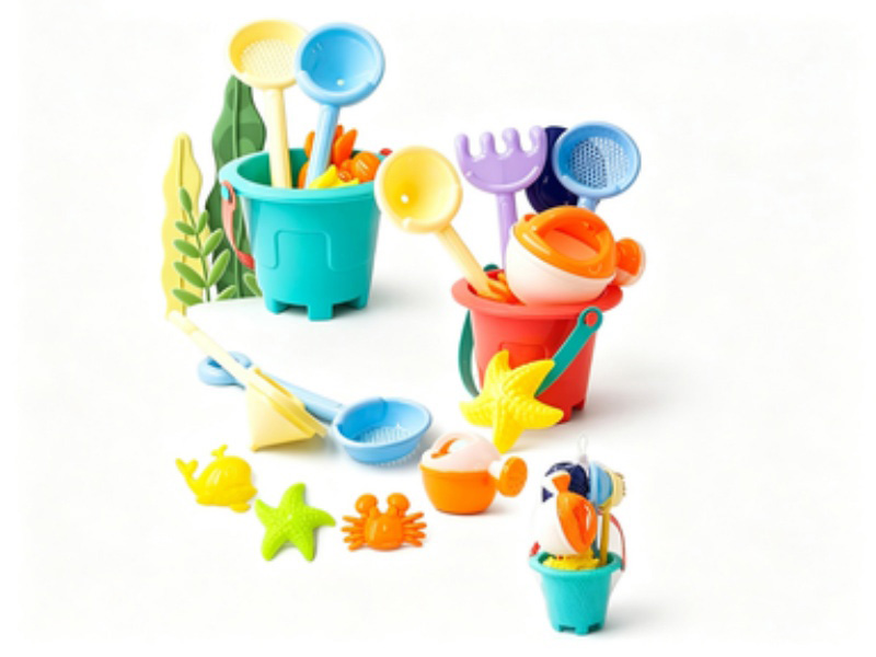 A Nine-Piece Beach Set
