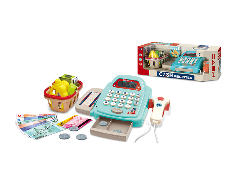 Cash Register + Shopping Basket Set