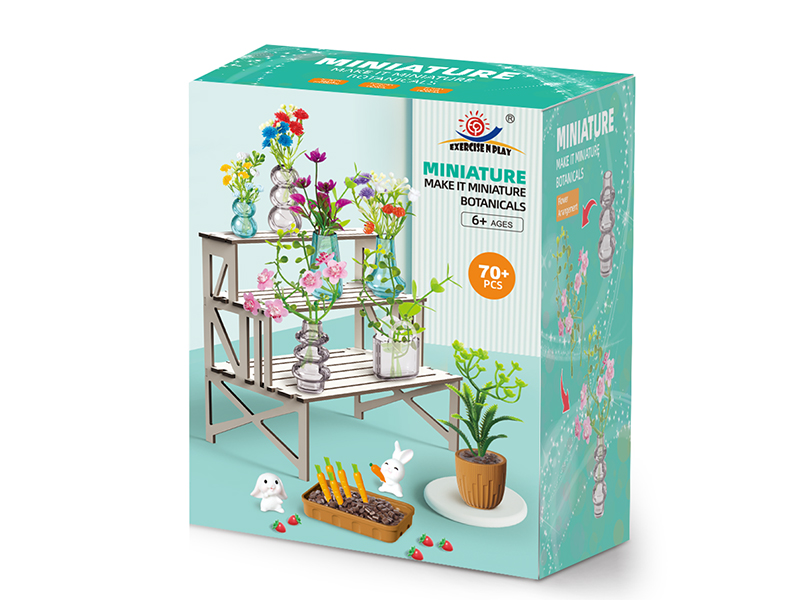 DIY Flower Miniature Toys 70+pcs