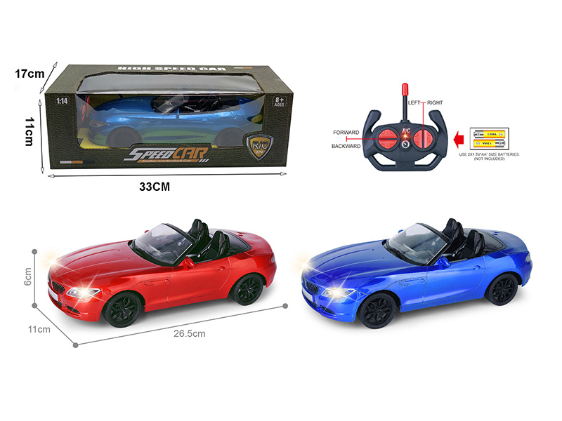 1:14 4-Channel Remote Control BMW Simulated Sports Car With Headlight