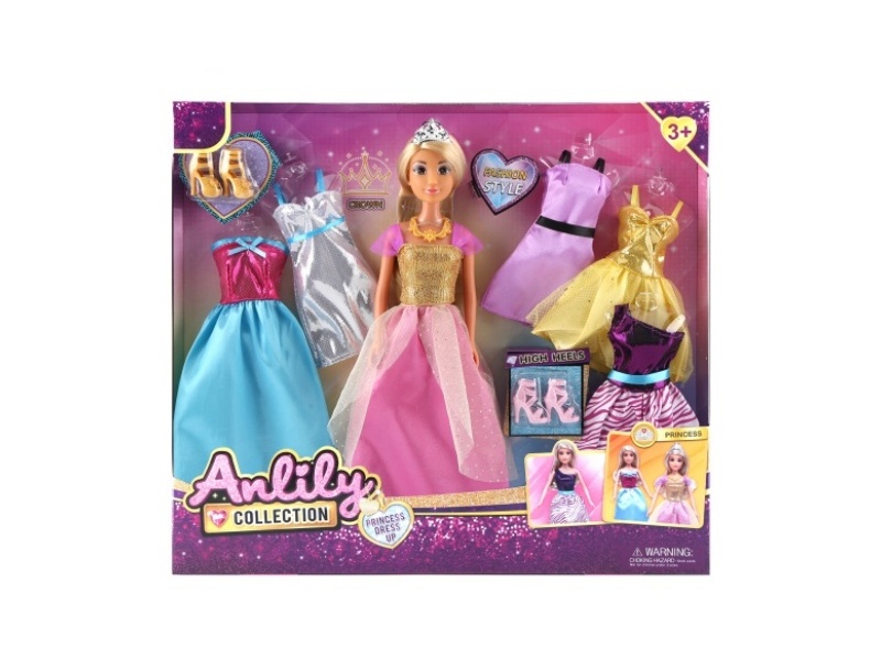 11.5-Inch Solid Doll (Brown Skin Color)