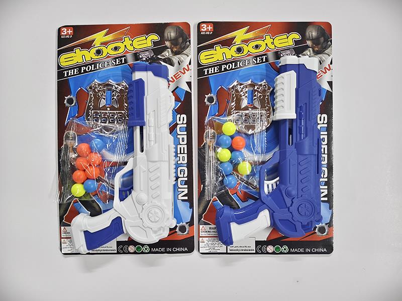 Ping Pong Ball Gun With Police Badge