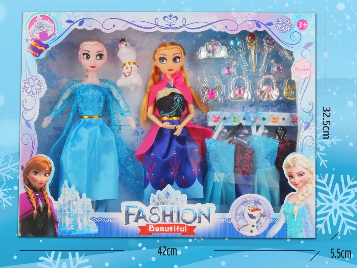 A 11.5-Inch Solid Body Doll With Ice And Snow Joints