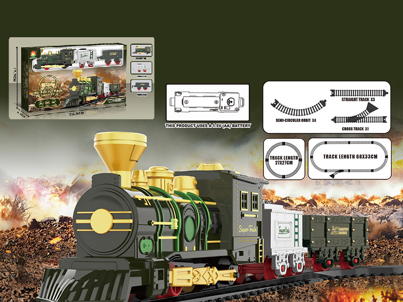 Classic Electric Rail Train
