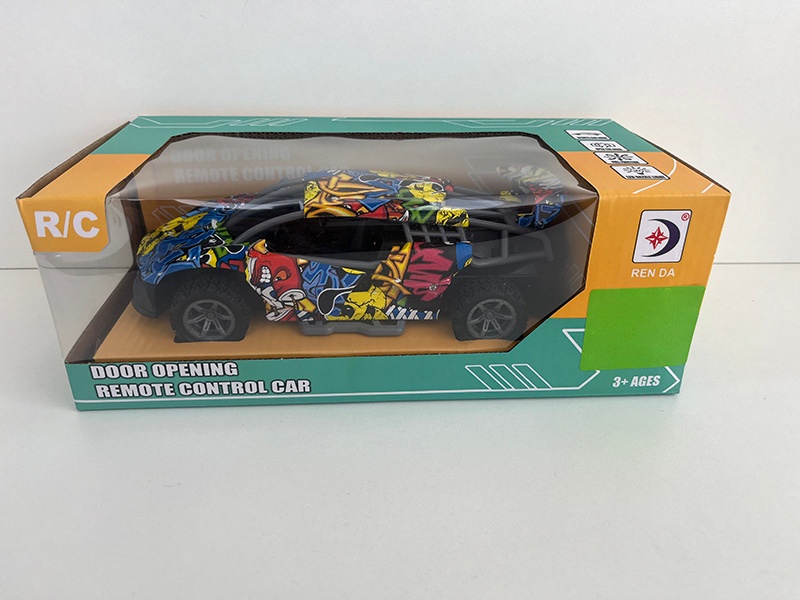 1:24 Remote Control Door Opening Spray Car(Graffiti)