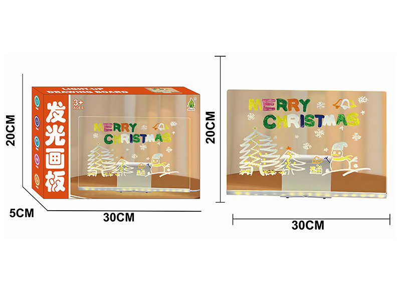 Large Size Light-Up Drawing Board - Christmas