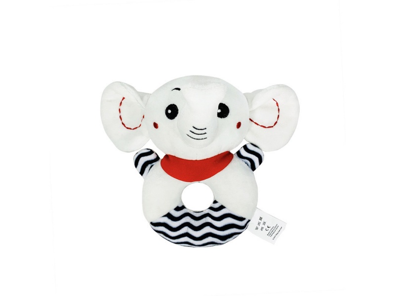 Bb Calls Big Elephant B Model Baby Comfort Plush Hand-Cranked Ring