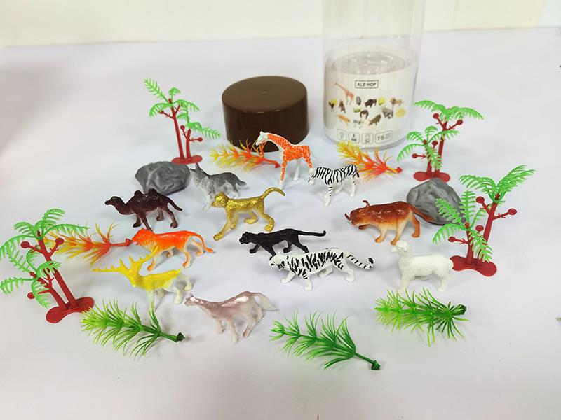 Solid Wild Animals Set 22PCS