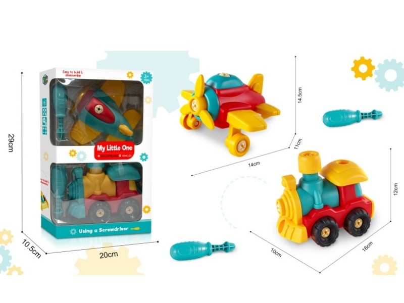 Diy Puzzle Disassembly And Assembly Car Set