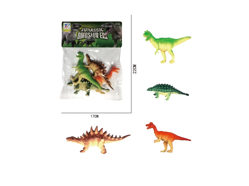 Pvc Simulation Dinosaur 4Pcs