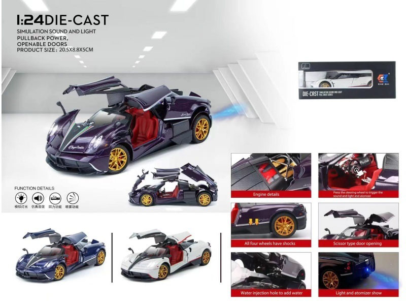 1:24 Pagani Spray (With A Spray Bottle And 3 Aa Batteries)