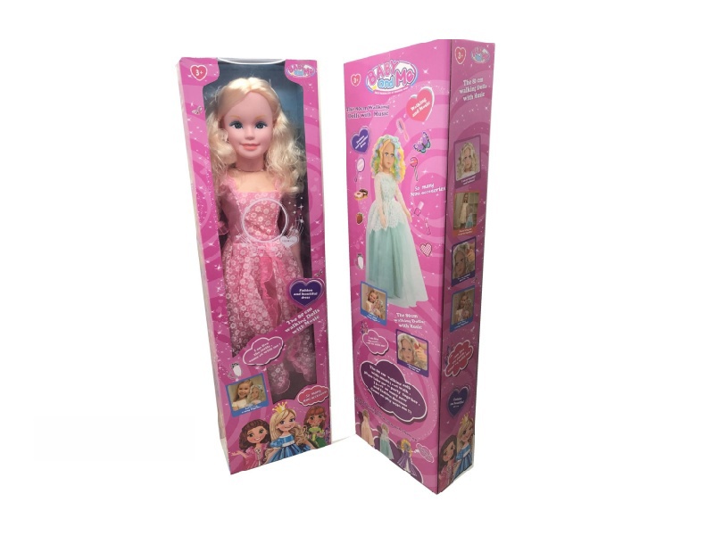 80cm Fashion And Walking Doll With Music(2xAG3 Batteries)