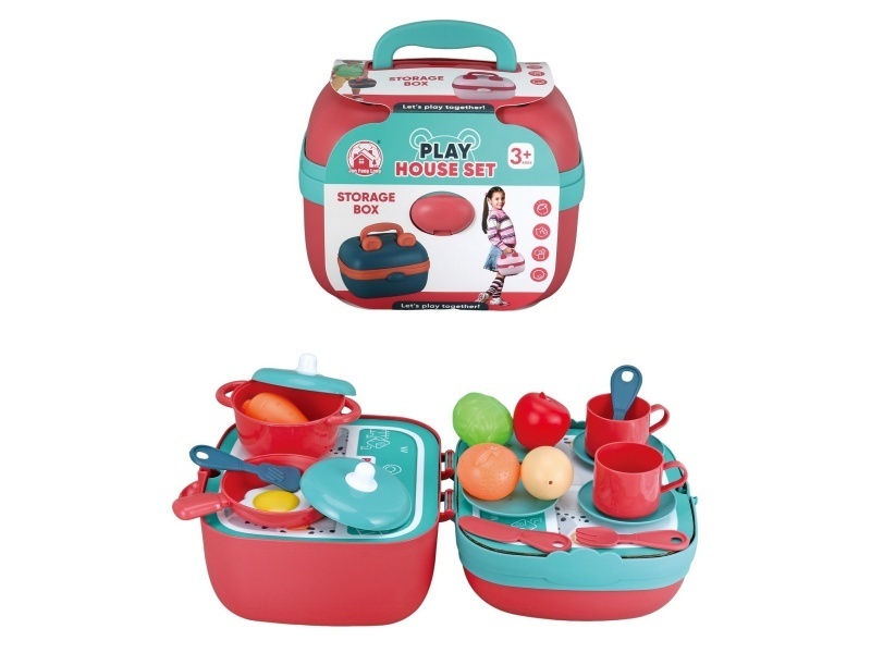 Kitchen Storage Suitcase (Red)